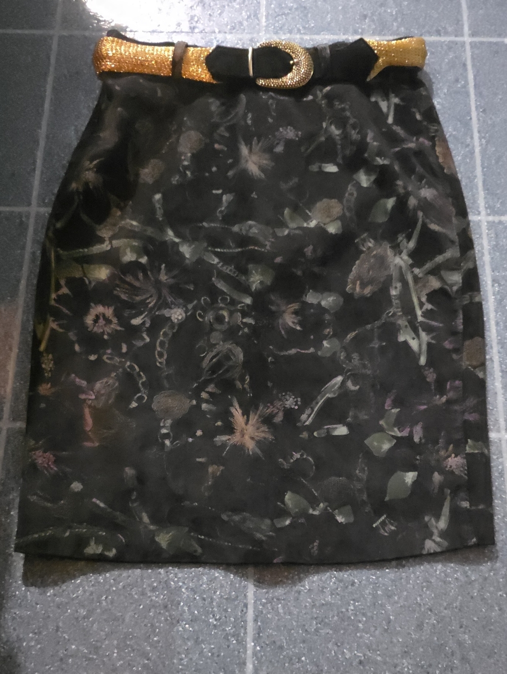 Vintage 80's 90's Suede Skirt